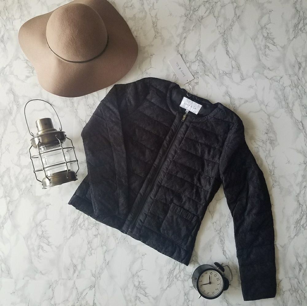 Lucy & Co. Long sleeve lace light  boomer